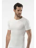 Termal Kısa Kol Bisiklet Yaka Cacharel 1601/BEYAZ Beyaz