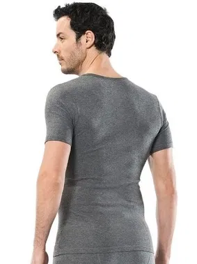 Cacharel Termal Kısa Kol V Yaka Cacharel 1602/GRİ - Alternatif Görünüm