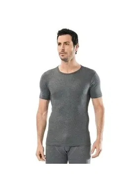 Cacharel Termal Kısa Kollu Bisiklet Yaka Cacharel 1601/GRİ - Alternatif Görünüm