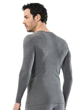 Cacharel Termal Uzun Kol Bisiklet Yaka Cacharel 1603/GRİ - Alternatif Görünüm