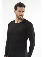 Termal Uzun Kol Bisiklet Yaka Cacharel 1603/SİYAH Siyah