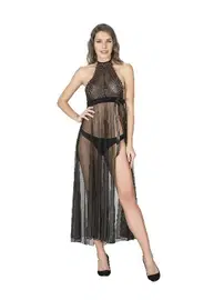 Sistina Transparan Dantel Gecelik Takım Sistina 075