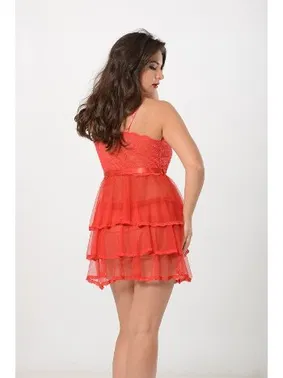 Sistina Transparan Seksi Tül Gecelik Sistina 687 - Alternatif Görünüm