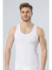 Türen Türen Erkek Likralı Atlet 163/BEYAZ