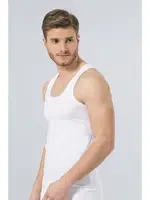 Türen Erkek Likralı Atlet 163/BEYAZ Beyaz farklı açı