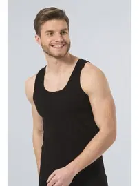 Türen Türen Erkek Likralı Atlet 163/SİYAH