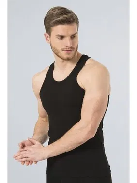 Türen Türen Erkek Likralı Spor Atlet 171/SİYAH