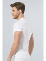 Türen Erkek Likralı T-Shirt 164/BEYAZ Beyaz görsel 4