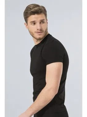 Türen Türen Erkek Likralı T-Shirt 164/SİYAH - Alternatif Görünüm