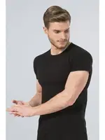 Türen Erkek Likralı T-Shirt 169/SİYAH Siyah detay görünüm