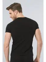 Türen Erkek Likralı T-Shirt 169/SİYAH Siyah farklı açı