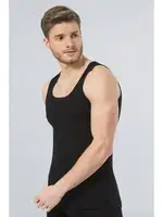 Türen Erkek Ribana Atlet (2'li Paket) 109/SİYAH Siyah