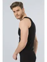 Türen Erkek Ribana Atlet (2'li Paket) 109/SİYAH Siyah farklı açı