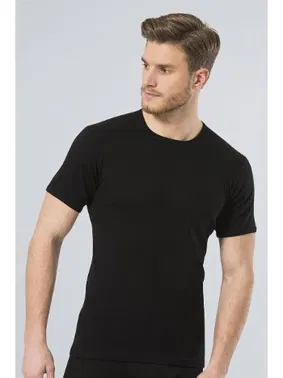 Türen Türen Erkek Ribana O yaka Fanila 102/SİYAH