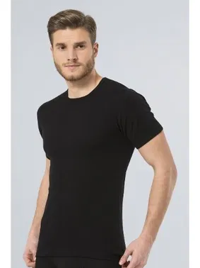 Türen Türen Erkek Ribana O yaka Fanila 102/SİYAH - Alternatif Görünüm