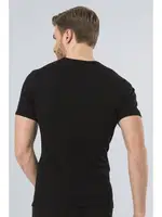 Türen Erkek Ribana O yaka Fanila 102/SİYAH Siyah görsel 4