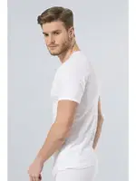 Türen Erkek Ribana O yaka(açık) Fanila 141 Beyaz farklı açı