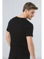 Türen Erkek Ribana V yaka Fanila 156/SİYAH Siyah görsel 4