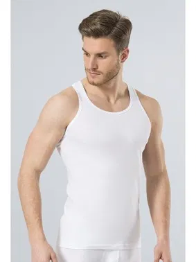 Türen Türen Erkek Spor Atlet (2'li Paket) 131/BEYAZ - Alternatif Görünüm