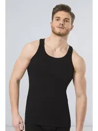 Türen Türen Erkek Spor Atlet (2'li Paket) 131/SİYAH