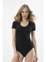 Türen Kadın Bisiklet Yaka Agraflı Body 299/SİYAH Siyah