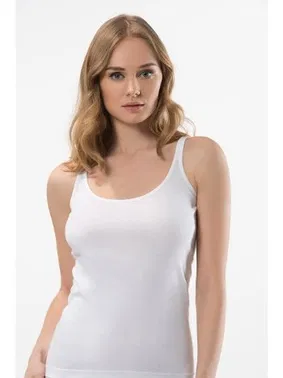 Türen Türen Kadın Biyeli İp Askılı Kaşkorse (2'li Paket) 289/BEYAZ