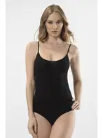 Türen Kadın İp Askılı Agraflı Body 284/SİYAH Siyah