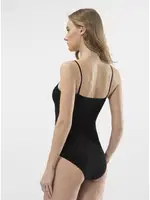 Türen Kadın İp Askılı Agraflı Body 284/SİYAH Siyah detay görünüm