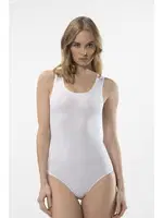 Türen Kadın Kalın Askılı Agraflı Body 286/BEYAZ Beyaz
