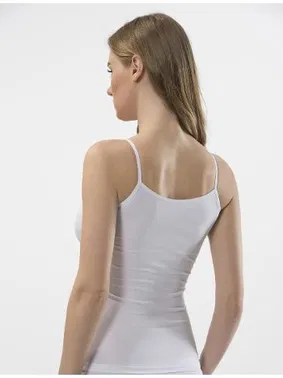 Türen Türen Kadın Likralı İp Askılı Kaşkorse (2'li Paket) 221/BEYAZ - Alternatif Görünüm