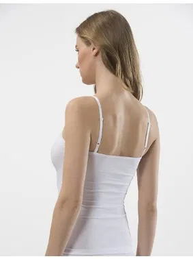 Türen Türen Kadın Likralı İp Askılı Kaşkorse (askısı ayarlı) 970/BEYAZ - Alternatif Görünüm