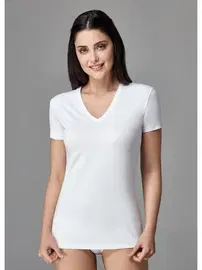 Dagi V Yaka Kısa Kol T-Shirt Dagi 5003KC