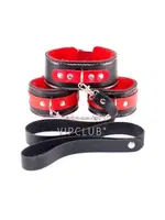 Vip Club İkili Fantezi Set 1312 Kırmızı-Siyah