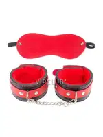 Vip Club İkili Fantezi Set 1314 Kırmızı-Siyah