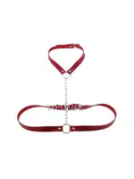 Vip Club Tasmalı Harness 1108 Kırmızı