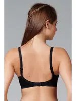 Yeni İnci 1640 Minimizer Desteksiz Sütyen (1 Beden Küçültür) Siyah görsel 5