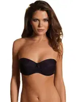 Desteksiz Straplez Sütyen Yeni İnci 6600 Siyah