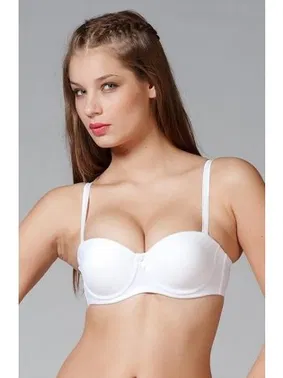 Yeni İnci Yeni İnci 6666 Destekli Straplez Sütyen - Alternatif Görünüm