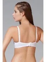 Yeni İnci 6666 Destekli Straplez Sütyen Beyaz farklı açı