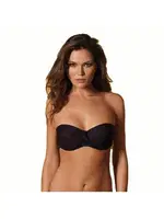 Yeni İnci 6666 Destekli Straplez Sütyen Siyah