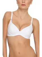 Yeni İnci 6809 Balenli Desteksiz Kadın Sütyen Beyaz detay görünüm