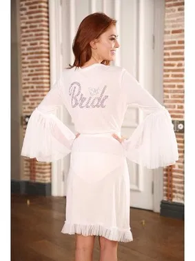 Yeni İnci Yeni İnci BPJ182 Viskon Bride Sabahlık - Alternatif Görünüm
