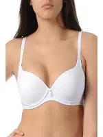 Destekli Günlük Basic Sütyen Yeni İnci 6559 Beyaz görsel 4