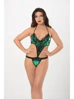 Yeşil Fantazi Babydoll Sistina 406 Yeşil detay görünüm