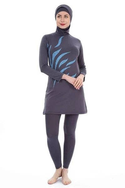 Akbeniz  Tam Kapalı Taytlı Likralı Tesettür Mayo 28003