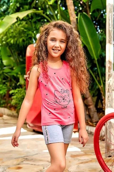 Berrak 5532 Kız Çocuk Şort Takım