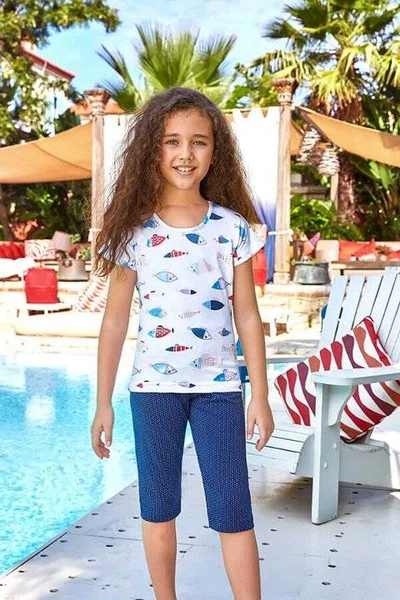 Berrak 5539 Kız Çocuk Kapri Takım