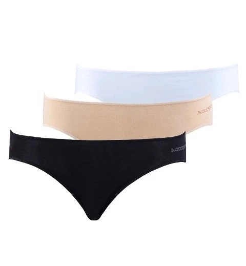 BlackSpade Essential Kadın Slip Külot Beyaz Ten Siyah 3'lü Paket 1574