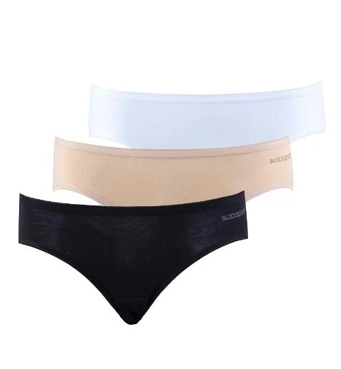 BlackSpade Essential Kadın Slip Külot Beyaz Ten Siyah 3'lü Paket 1575