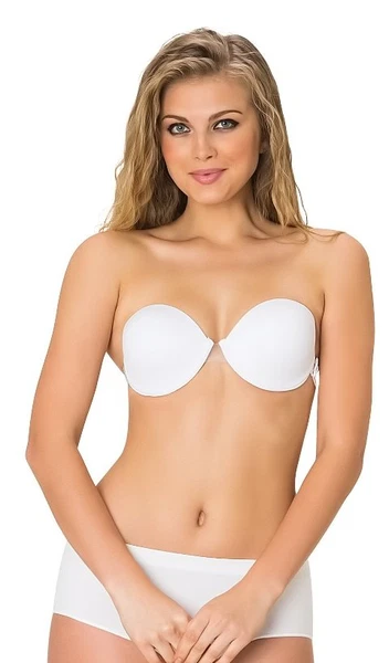 Emay Sırtı Şeffaf Desteksiz Straplez Sütyen 721